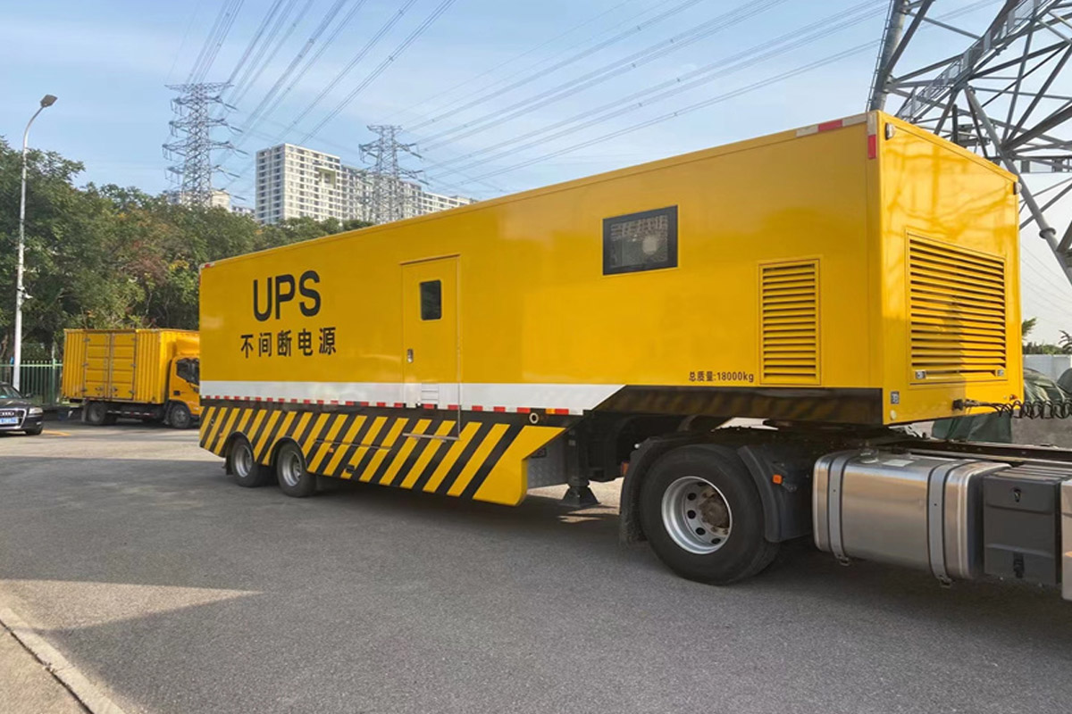 中兴镇发电机租赁施工现场